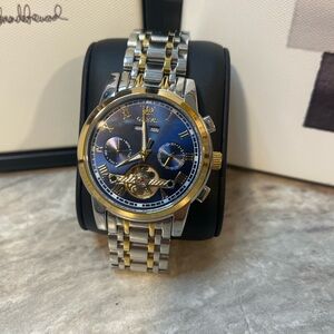 OLEVS Automatic Skeleton Watch Blue Dial